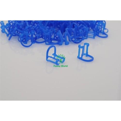 100pcs Dentist Cotton Roll Holder Disposable Isolator Tool