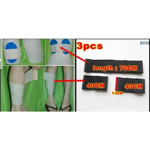 3pcs Stretch Bands for TENS Machine Electrode Pads fixed action Reusable Sports Healt