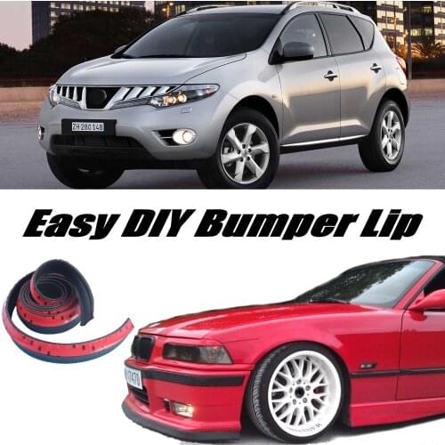 NOVOVISU Bumper Lip Deflector Lips For Nissan Murano Z51 Front Spoiler Skirt For Car Tuning / Body Kit / Strip