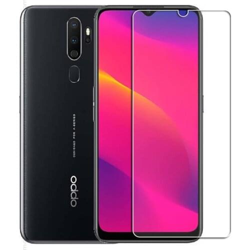 For OPPO A12 Tempered Glass Protective FOR OPPO A31 A52 A91 Find X2 Lite A1k A5 A9 2020 A5s Screen Protector Phone cover Film