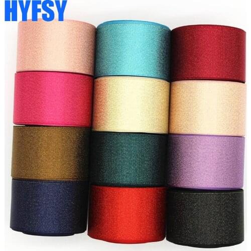 New 1-1/2 38mm double-sided ribbon 10 yards DIY handmade material gift wrap gold headdress bow garment material satin
