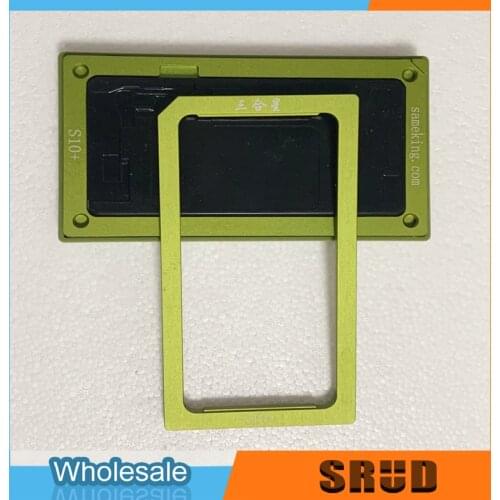 Alignment Mold For Samsung Galaxy S10 S10 Plus Curved Outer Glass LCD Laminate Plastic Mould With Mat Repairs