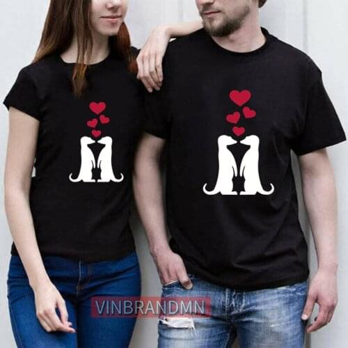 Lovely Meerkat Animal Zoo Love Heart T shirt womens mens Cute Couples Kawaii Meerkats T-shirts Hombre Camisetas His&Her Clothing