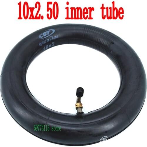 Good Quality10x2.50 Inner Tube 10*2.25 Inner Tire 10 Inch Inner Camera for Electric Scooter Balance Car Accessory