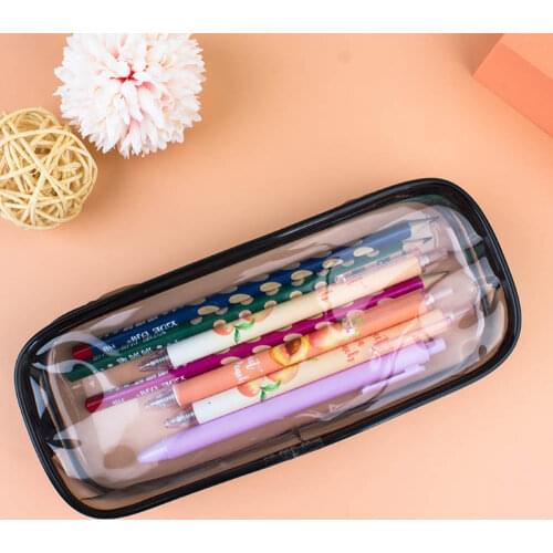 Small Makeup Bag Travel Toiletry Bag PVC Plastic Plastic Zipper Bag Transparent Pull Ring Women Toiletry Bags Travel Makeup Case