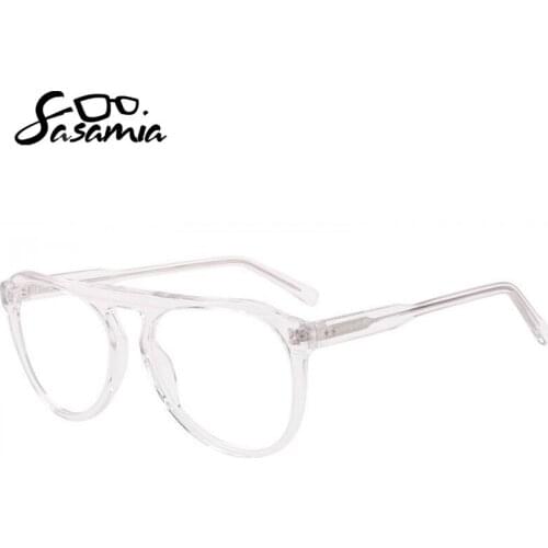 SASAMIA Male Frame Reading Glasses For Men Women Computer Optical Eyeglasses Hyperopia Aviator Anti Blue Reading Glasses Eyewear
