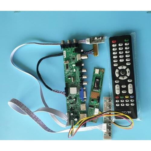 Kit For LP156WH1-TLB3/LP156WH1-TLD1 30pin Controller board 1 CCFL Digital 1366X768 DVB-T2 DVB-T HDMI LCD Panel TV VGA USB remote