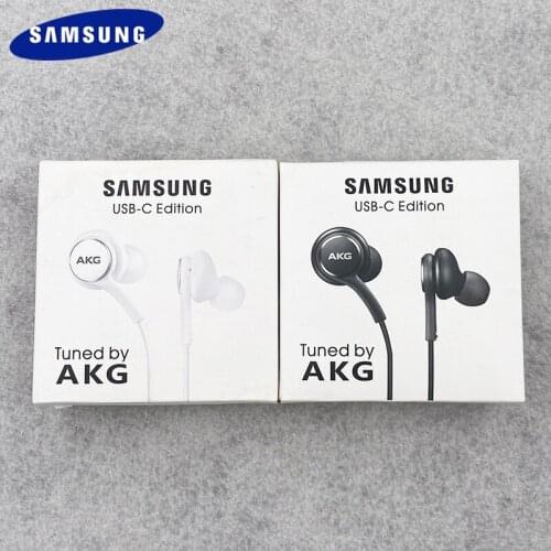Samsung Note 10 20 + AKG Earphone Type C In-Ear With Mic Wire Headset For Galaxy S21 S20 Ultra FE Z Flip A90 Xiaomi Smartphone