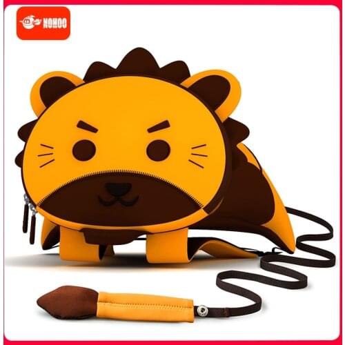 NOHOO Kids Toddler Backpacks with Safety Leash 3D Cartoon Animal Children School Bags Anti-lost Toddler Backpack for Boys Girls