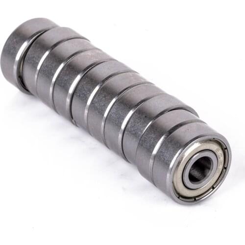 10pcs High Precision 606 ZZ Miniature Ball Bearing Deep Groove Shielded Metal Bearings 6x17x6 mm Mayitr