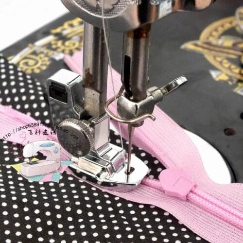 2pcs Invisible zipper presser for sewing machine For SINGER Brother JANOME PFAFF Presser for home sewing machine sewing