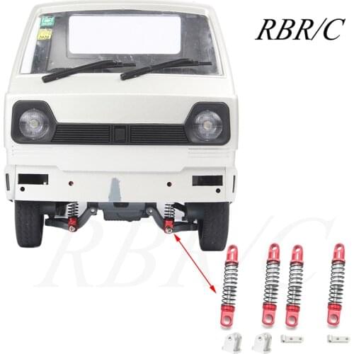 Front & Rear Axle Metal Shock Absorber Upgrade Kit DIY Accessories Part For Off-Road RC Truck WPL D12 Remote Control Car