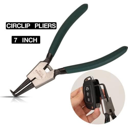 Kutery Circlip Pliers-outer Snap Ring Multi-function Tool Multi-function Crimping Tool Outer Snap Ring Removal Car Key Device