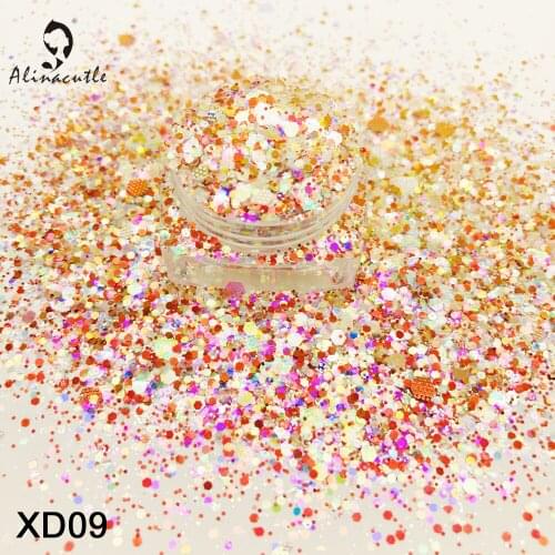 15g/Jar Mixed Color Shaker Sequins In Mixed Sizes For Nail Arts Cloth Handmade Craft Accessories DIY Sequins Shaker