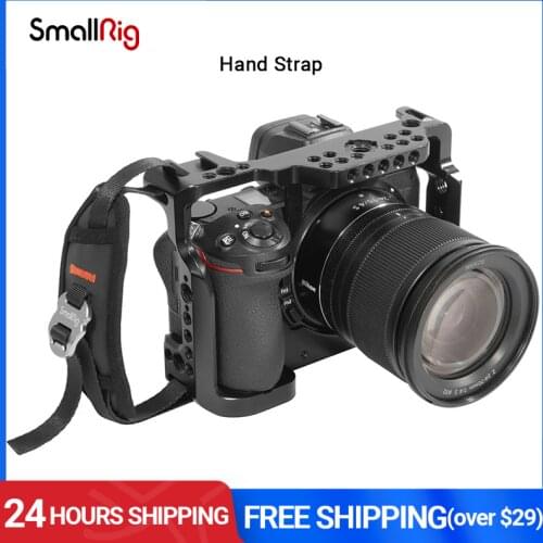 SmallRig Universal Hand Strap For Camera Cage Side Handgrip Strap With Slot SmallRig Cage Hand Strap Camera Support Rig -2456