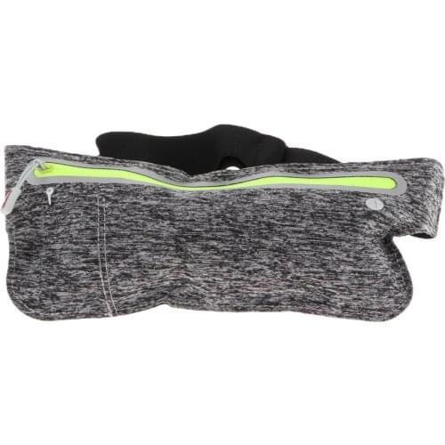 Slim Running Belt Workout Belt Sport Waist Pack Exercise Waist with Pouch Cell Phone Hole for Travel Hiking Sport