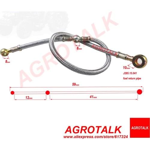 Three holes type-540mm length pipe for Fengshou Estate FS180-3 / FS184 with engine , part number: J285.15.041