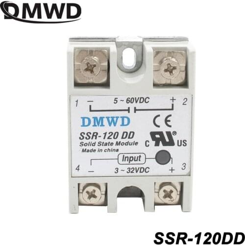 1pcs solid state relay SSR-120DD 25A 3-32 DC TO 5-60 DC SSR 120DD relay solid state relay