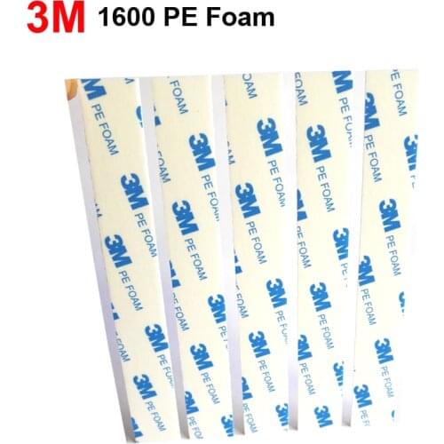 3M Double Sided Adhesive PE Foam for Power Plug Router, In cars, Home Parts Bonding, 2cmx15cm, 5 stickers/sheet