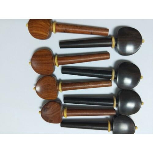 4 PCs Quality Cello Pegs Ebony Pegs or Rose Wood Pegs In 4/4 cello parts