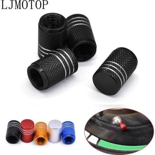 Motorcycle Accessorie Wheel Tire Valve Stem Caps CNC Airtight Covers For Kawasaki ZRX 1100 1200 ZX 11 1100 7R 9 Ninja GPZ500