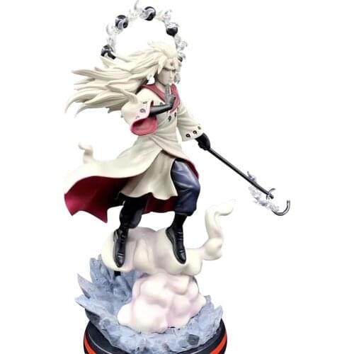 NARUTOS Shippuden Ootutuki Hagoromo Rikudō Sennin Ver Uchiha Madara GK Anime Action Figure Model 36cm PVC Statue Collectible Toy