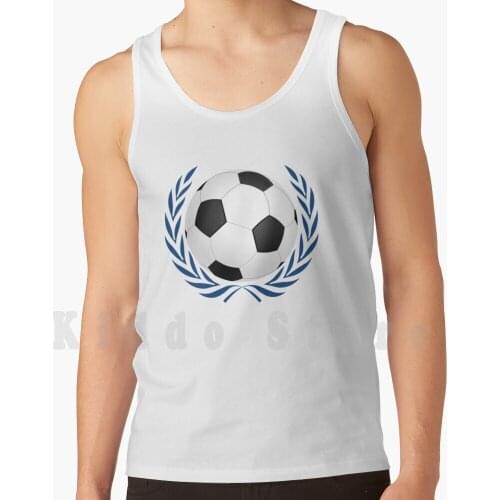 Football , King Football Tank Tops Vest 100% Cotton Soccer Football Fu Ball Futbol Sports Calcio Futebol