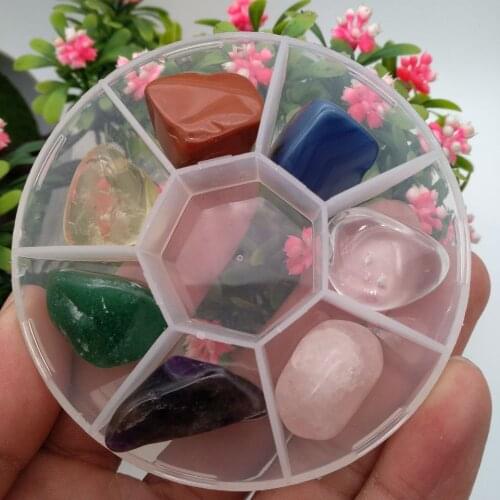 Healing Stones for You: Seven (7) Stone Basic Chakra Balance Set