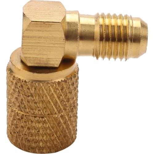 M1/4 Sae-F 5/16 Refrigeration Adapter Connector Adaptor for R410A Gauges Hose