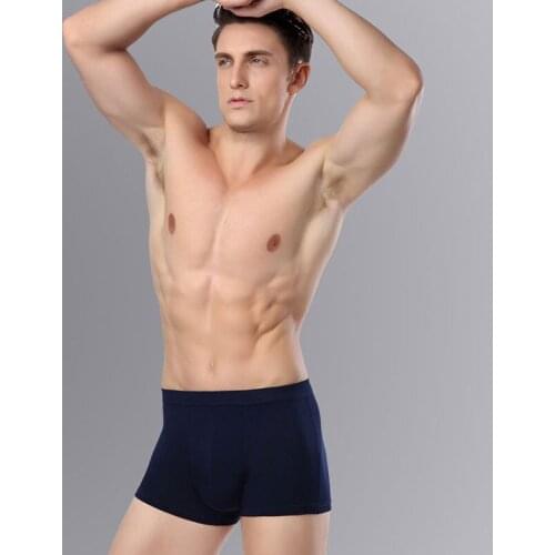 9thArea male men underwear Boxer shorts Solid color Bamboo Fiber sexy Style cozy mens underpants cueca XXXL boxer homme man
