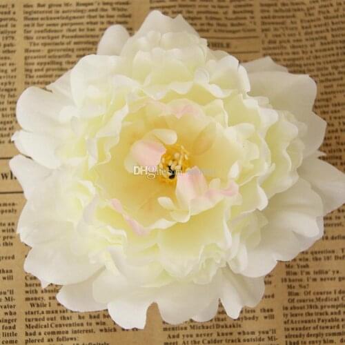New Artificial Flowers Silk Peony Flower Heads Party Wedding Decoration Supplies Simulation Fake Flower Head Home Decorations 12