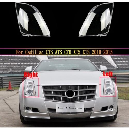 Headlight Lens For Cadillac CTS ATS CT6 XT5 XTS 2010~2015 Headlamp Cover Replacement Car Shell
