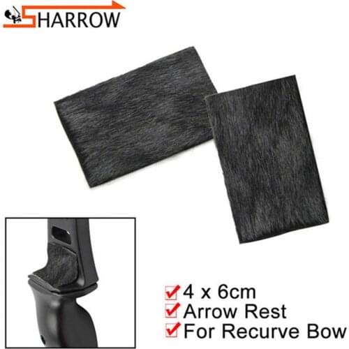 5/10pcs 4x6cm Arrow Rest Recurve/Traditional Bow Bow Riser Paste Silent Arrow Rest For Shooting Hunting Archery Accessories