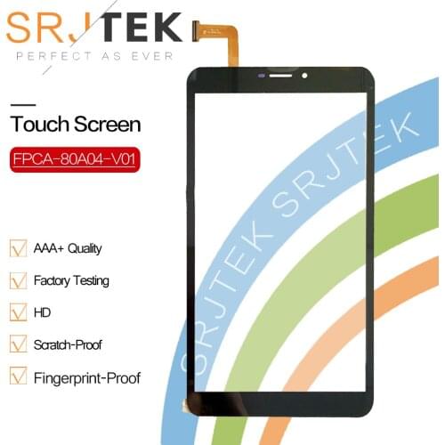 SRJTEK 8" Touch Screen For FPCA-80A04-V01 FPCA 80A04 V01 Tablet PC Touch Panel Digitizer Replacement Parts For FPCA-80A04-V01