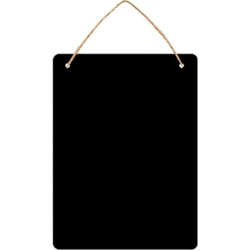 T3EE Chalkboard Sign Hanging, Double-Sided Erasable Message Board, Small Hanging Liquid Chalkboard Signs with Hanging String for