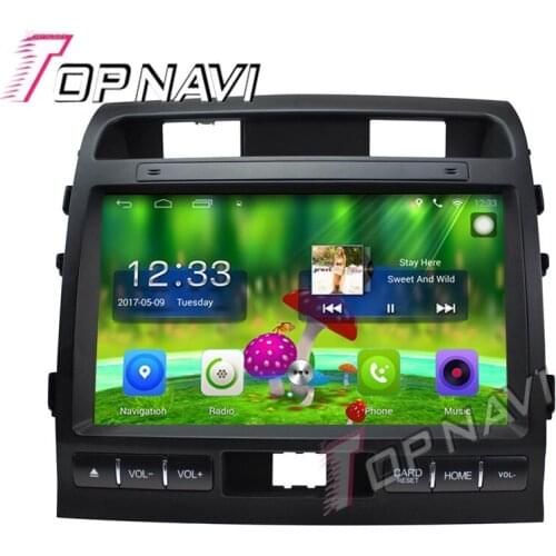 Topnavi 10.1'' Quad Core Android 6.0 Car GPS Navigation For TOYOTA Cruiser 2009 2010 2011 Radio Audio Multimedia ,No DVD