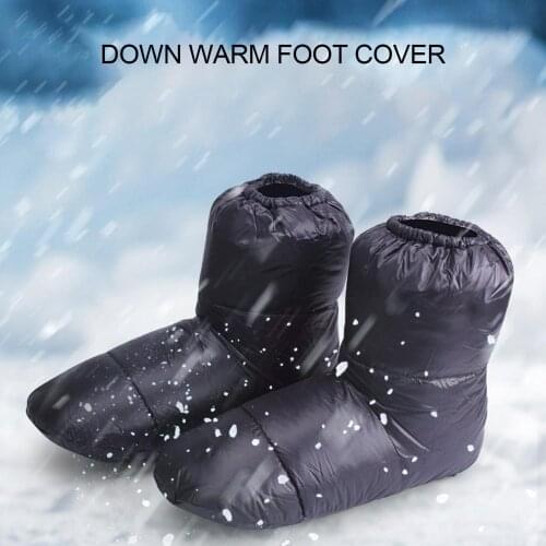 1 Pair Shoe Covers Thermal Waterproof Overshoes Unisex Soft Boots Sock Outdoor Supplies for Winter Shoes Protectors Rain Boots
