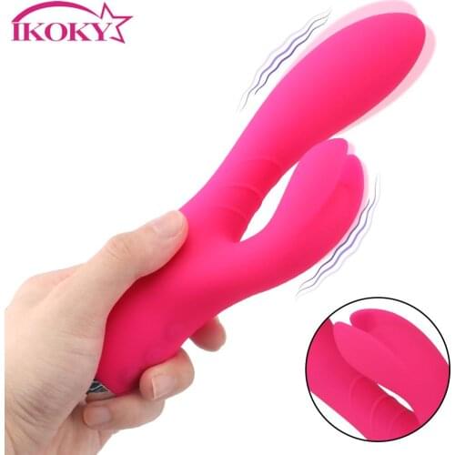 10 Modes Dual Motor Sex Toys For Women G-spot Clitoris Stimulator Bunny Rabbit Vibrators Kneading Sliding Massage Adult Products