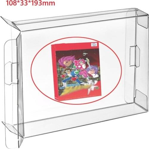 Ruitroliker 10pcs CIB Game Box Cartridge Case Protector Sleeve for SFC Games Box Protector Japan version