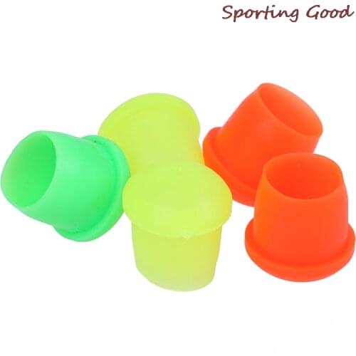 Fishing Rod 5Pcs Silicone Protective Net Tube Cover Sleeve Fishing Rod Protective