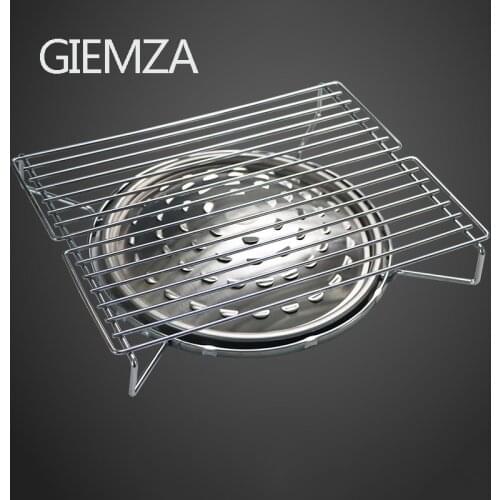 GIEMZA Barbecue Grill Accessories Indoor Small Standard Home Grills for Cookstove BBQ Stainless Steel Tool Gridiron