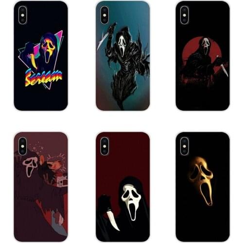 Ghostface Scream Accessories Phone Shell Covers For Samsung Galaxy S2 S3 S4 S5 Mini S6 S7 Edge S8 S9 S10E Lite Plus