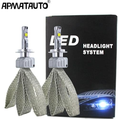 2x Car LED H7 9006 H16(JP) bulbs 90W 9000LM FOR XHP50 Chips LED Headlight White Lamps led H4 9012 H11 HB3 HB4 H8 9005 fog Light