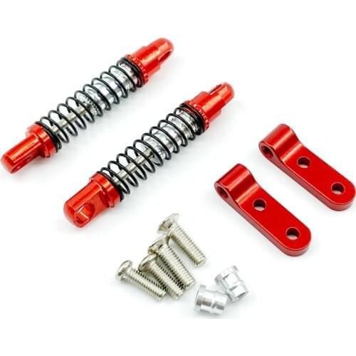 Metal Rear Shock Absorber, With Fixed Seat Accessories, Suitable For WPL D12 Remote Control Truck Car Upgrade Parts