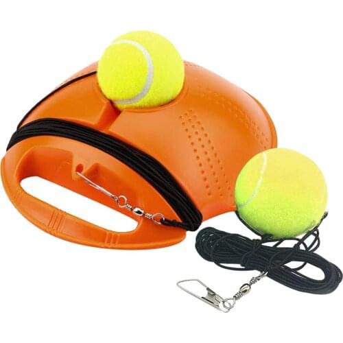 Dropshipping Tennis Trainer Self-study Rebound Ball with Baseboard Exercise Sports Sparring Device Tennis Training Equipment