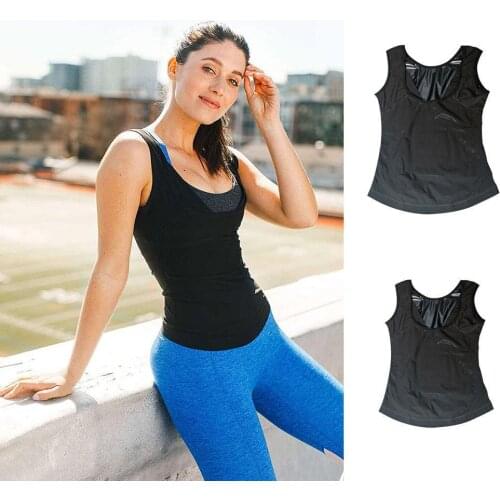 Men And Women Sweatsuit Sports Shapewear Trainer Slimming Body Sports Fat Tops Vest Burning Fitness Shaper Sportswear Sweat Q0L5