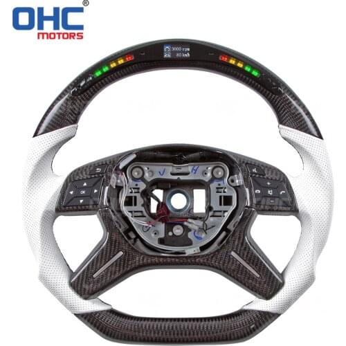 LED Steering Wheel compatible for G Class,G63 W204,S204 W212,V212,S212 W463 C E G
