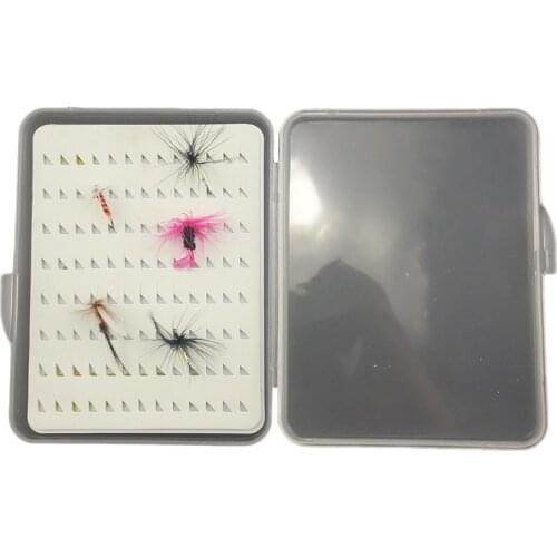 Triangular Foam Fly Fishing Hook Bait Fishing Tackle Box Fishing Hook Bait Storage Box Display Case Fishing Accessory