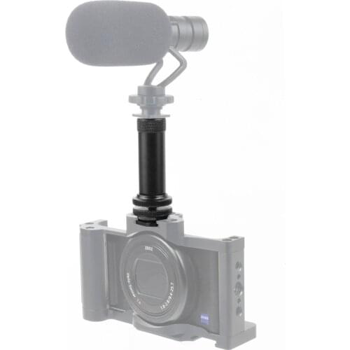 1/4 Inch Extension Column Tripod Mount Bracket ColdShoe Adapter for DSLR Monopod Microphone Monitor Lamp Flash Light Accessory