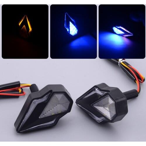 Universal 2pcs Dynamic Flowing Sequential Motorcycle Flush Mount LED Turn Signal DRL Blinker Light Lamp 12V DC